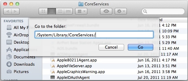 App directory for mac